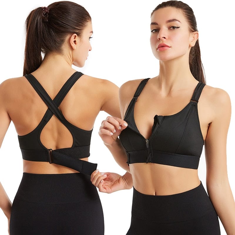 Lively® Sous-vêtements & Gaines Noir / S Soutien-gorge Zip anti-choc  | Lively®